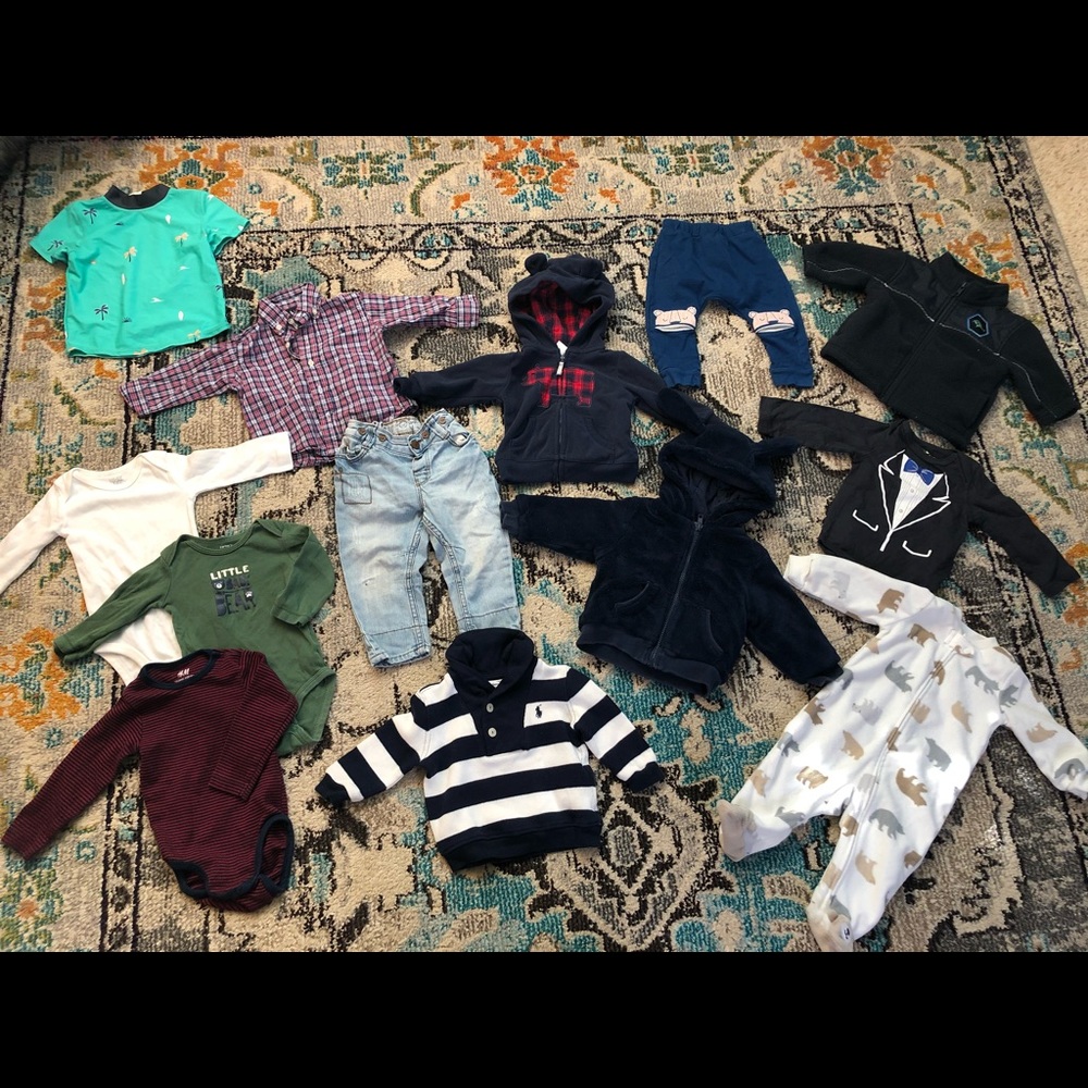 SOLD Lot of Baby Boy Clothes Size 6 Months